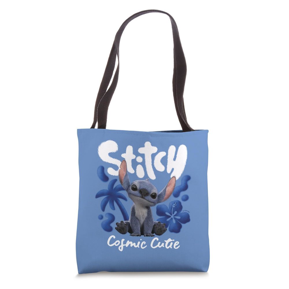 Lilo & Stitch Cosmic Cutie Tropical Logo Tote Bag :]